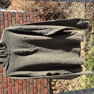 Polo Ralph Lauren Green 1/4 Zip-Up 100% Cotton Sweater Mens Size XXL Pre-owned